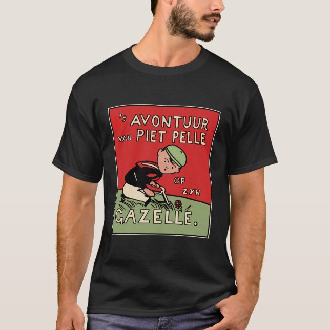 Fahrradabenteuer Piet Pelle T-Shirt (Vorderseite)