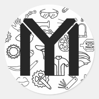 Fahrradaufkleber Runder Aufkleber