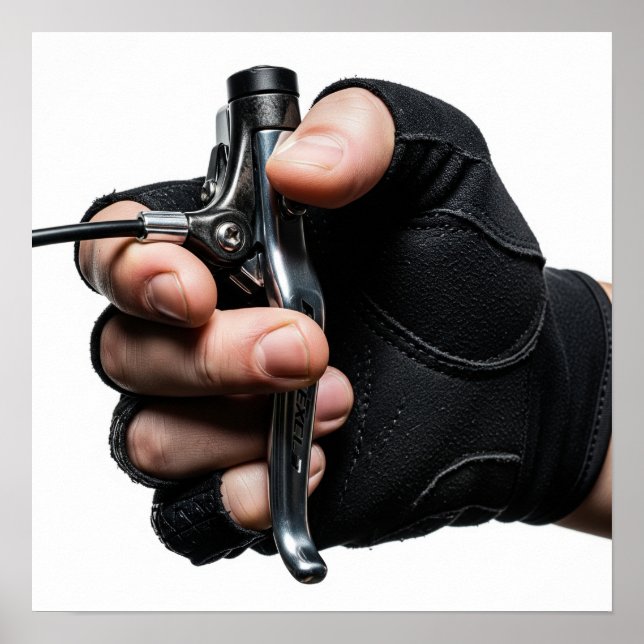 Fahrradbremse Poster (Vorne)