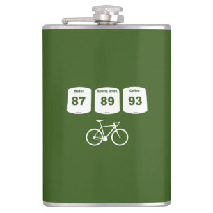 Fahrradbrennstoff: Wasser, Sportgetränk, Kaffee Flachmann