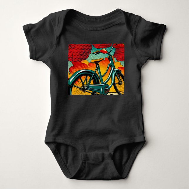 Fahrradbrillianz Baby Strampler (Vorderseite)