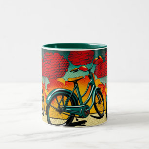 Fahrradbrillianz Zweifarbige Tasse