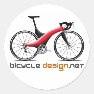 Fahrraddesign Rundkleber Runder Aufkleber