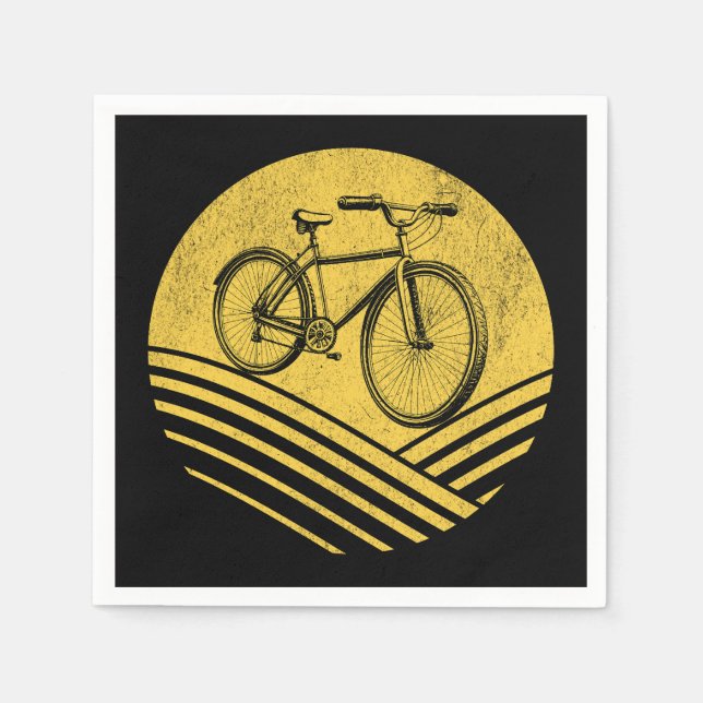 Fahrraddesign Serviette (Vorderseite)