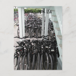 Fahrräder am Meer in Florida Postkarte