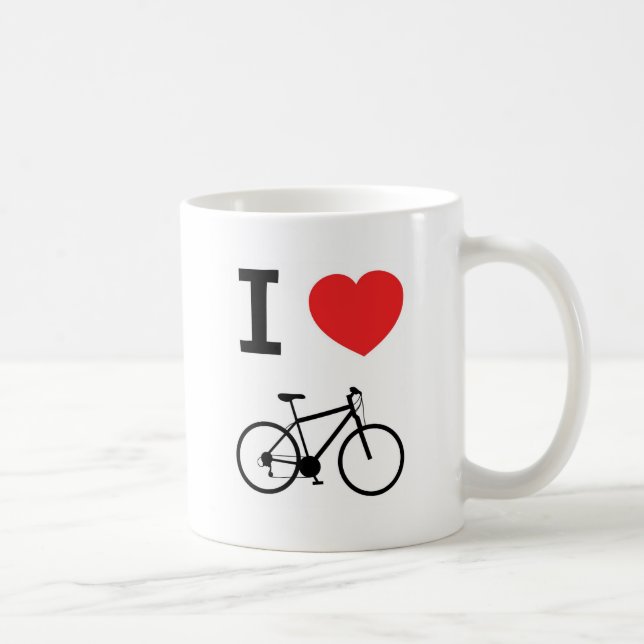 Fahrräder der Liebe I Tasse (Rechts)