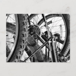 Fahrräder Fahrräder Reifen Gears Ketten Moderner B Postkarte