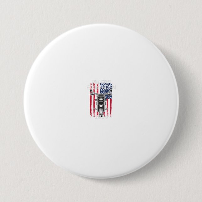 Fahrräder für Biden 2020 Motorradunterstützung Button (Vorderseite)