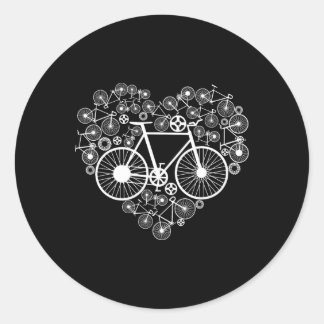 Fahrräder Herz Süß Mtb Straße Rennen Fahren Liebha Runder Aufkleber