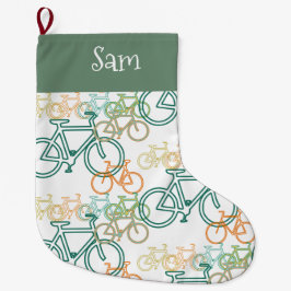 Fahrräder Personalisierter Strumpf Großer Weihnachtsstrumpf