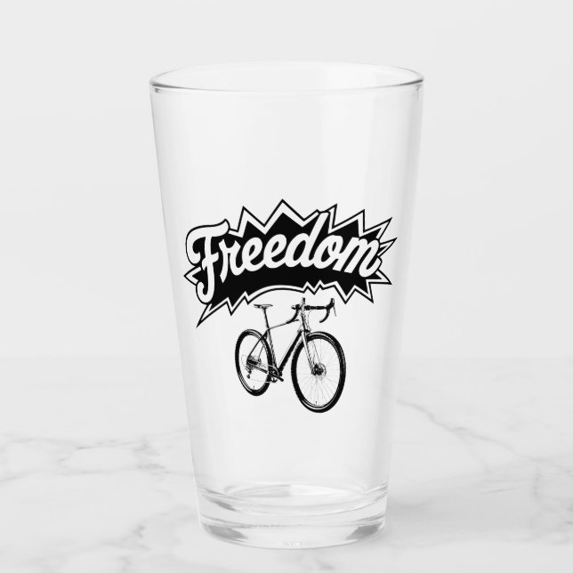 Fahrräder sind frei glas (Vorderseite)