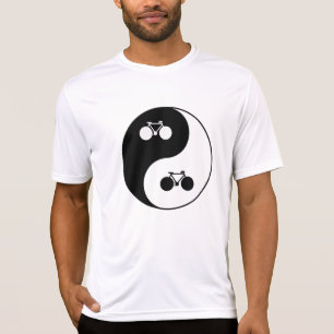 Fahrräder, Yin-Yang-Symbol T-Shirt