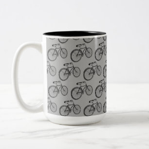 Fahrräder Zweifarbige Tasse