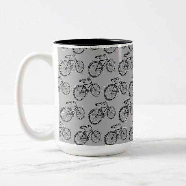 Fahrräder Zweifarbige Tasse (Links)