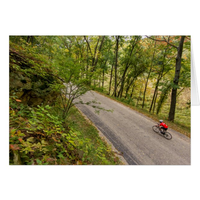 Fahrradfahren auf der Landstraße (Vorderseite (Horizontal))