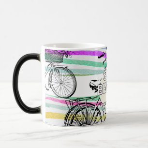 Fahrradfahren Freude Tasse mit inspirierendem Spru