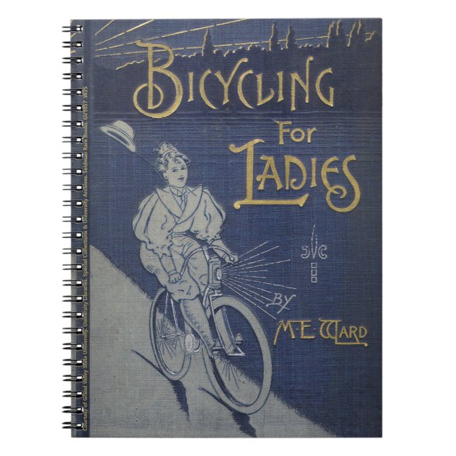 Fahrradfahren für Ladys ~ Notebook Notizblock (Vorderseite)
