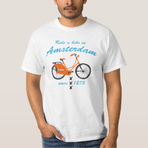 Fahrradfahren in Amsterdam T-Shirt
