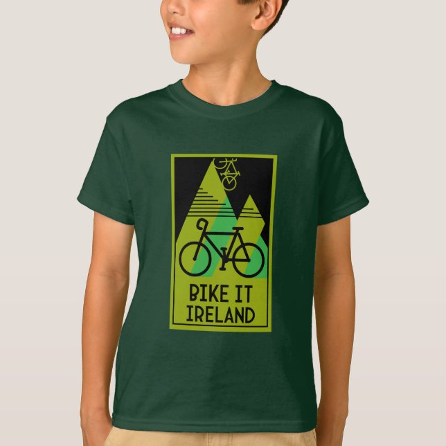 Fahrradfahren in Irland T-Shirt (Vorderseite)