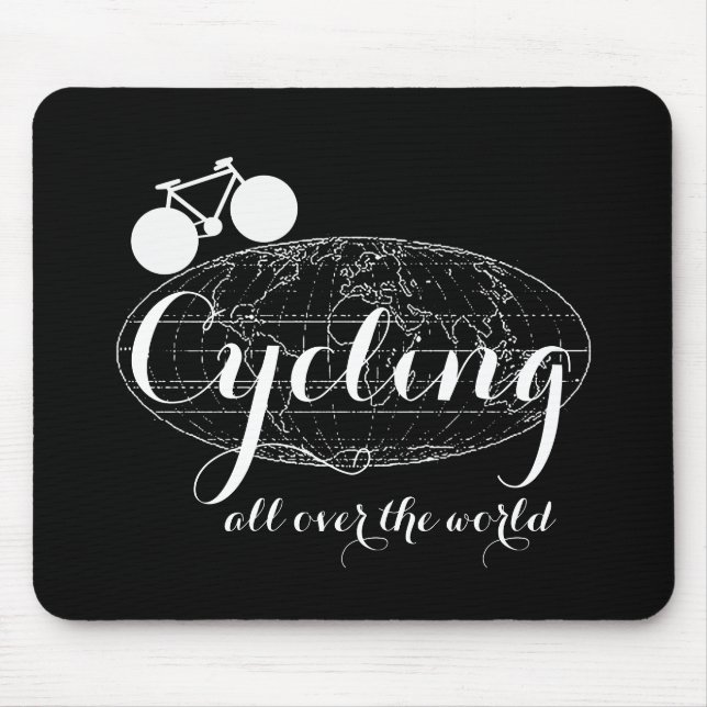 Fahrradfahren Mousepad (Vorne)