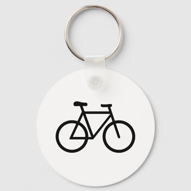 Fahrradfahren Schlüsselanhänger (Vorderseite)