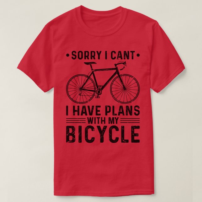 Fahrradfahren T-Shirt (Design vorne)