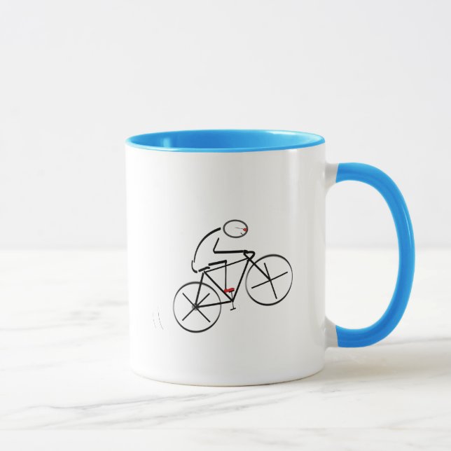 Fahrradfahren - Tasse (Rechts)