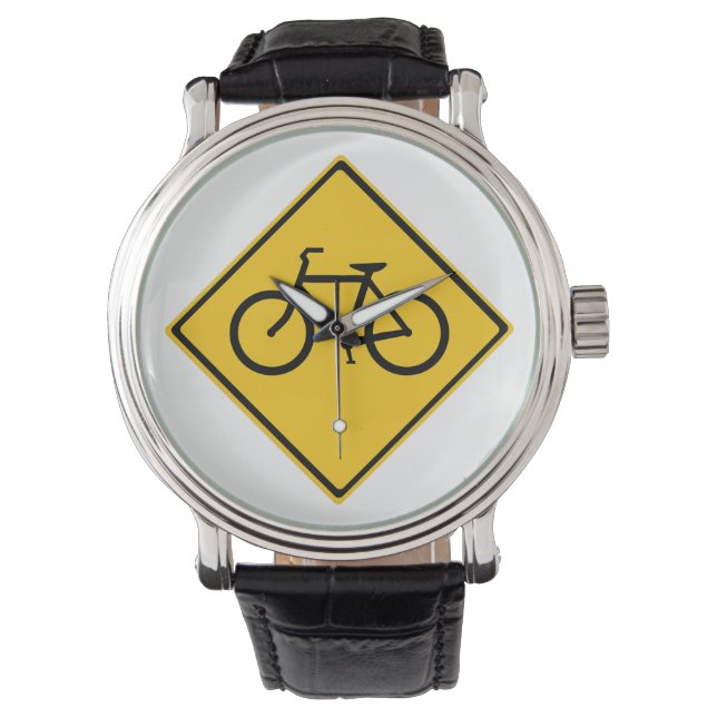 Fahrradfahrer Armbanduhr (Vorderseite)