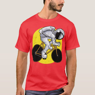 Fahrradfahrer Astronauten Weltraumradfahrer T-Shirt