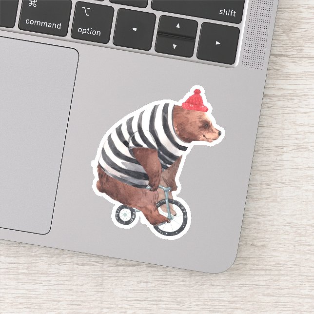 Fahrradfahrer Aufkleber (Detail)