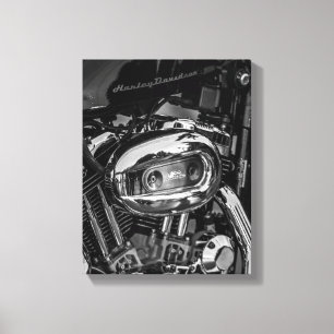 Fahrradfahrer - Details Leinwanddruck