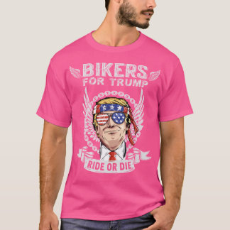 Fahrradfahrer für Trump T-Shirt