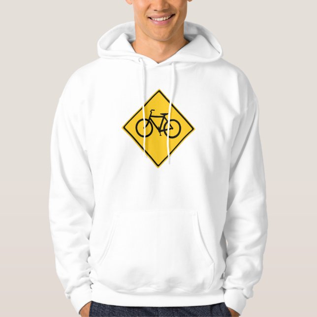 Fahrradfahrer Hoodie (Vorderseite)