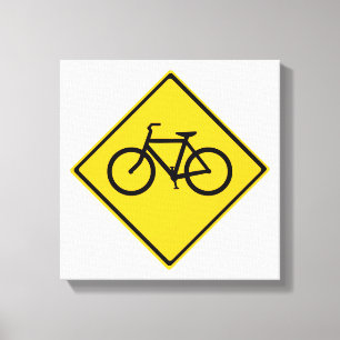 Fahrradfahrer Leinwanddruck