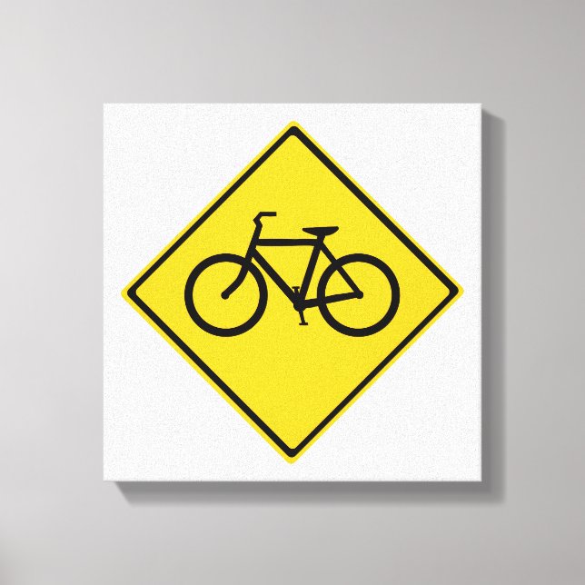 Fahrradfahrer Leinwanddruck (Vorderseite)