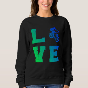 Fahrradfahrer Männer Frauen radeln Sweatshirt