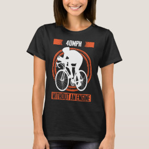 Fahrradfahrer mit schnellem Ärger T-Shirt