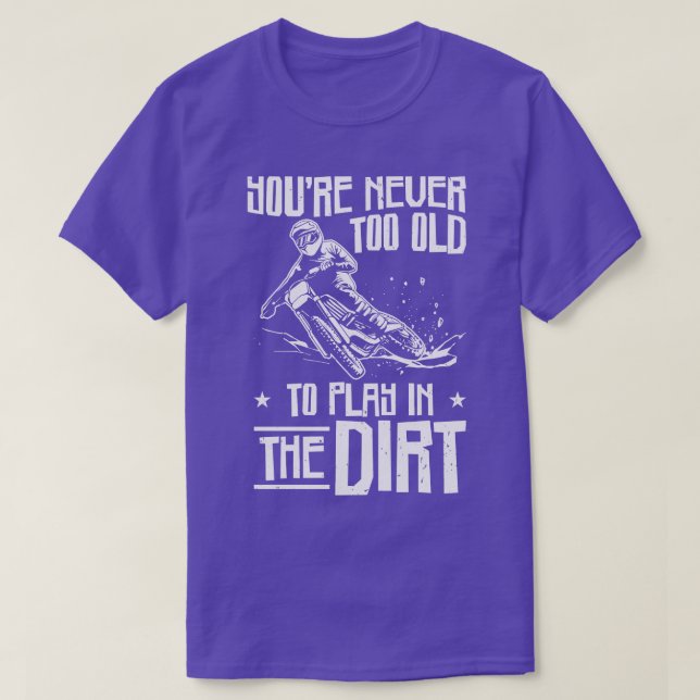 Fahrradfahrer nicht zu alt T-Shirt (Design vorne)