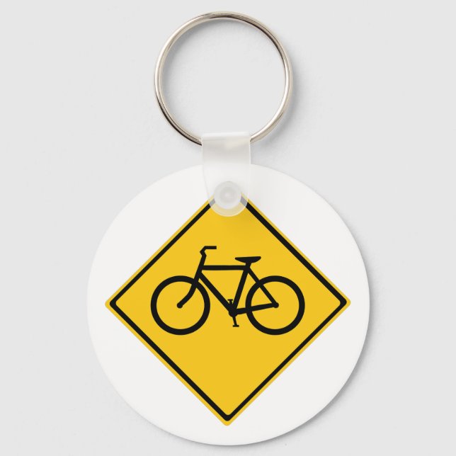 Fahrradfahrer Schlüsselanhänger (Vorderseite)