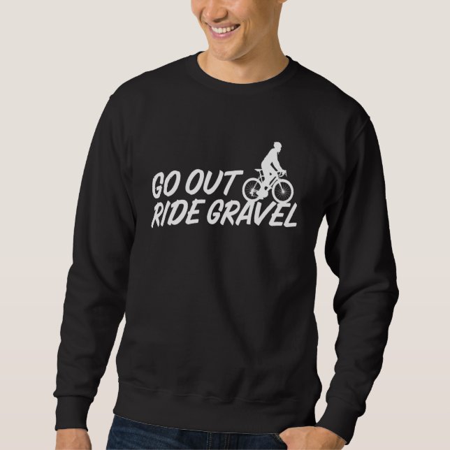 Fahrradfahrer Sweatshirt (Vorderseite)
