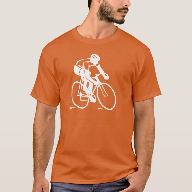 Fahrradfahrer Tshirt (Vorderseite)