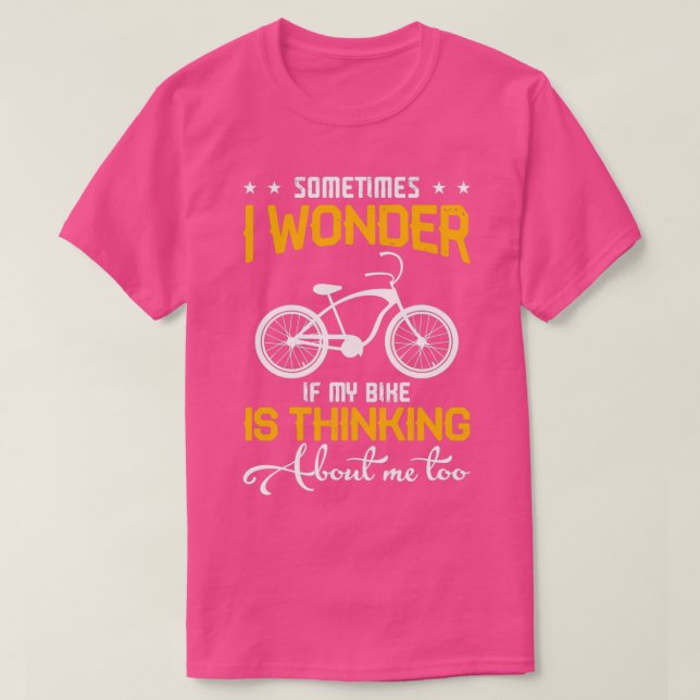 Fahrradfreund mit lustigen Radfahrern T-Shirt (Design vorne)
