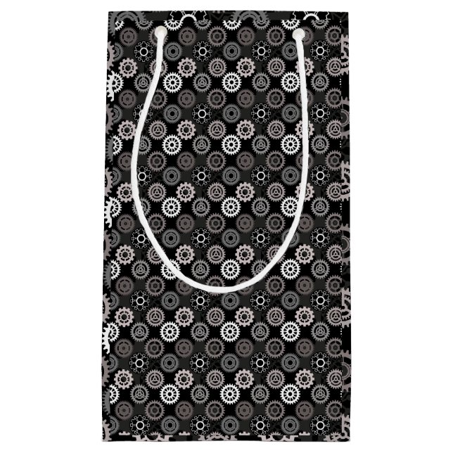 Fahrradgetriebe Muster 01x4.b Kleine Geschenktüte (Vorderseite)