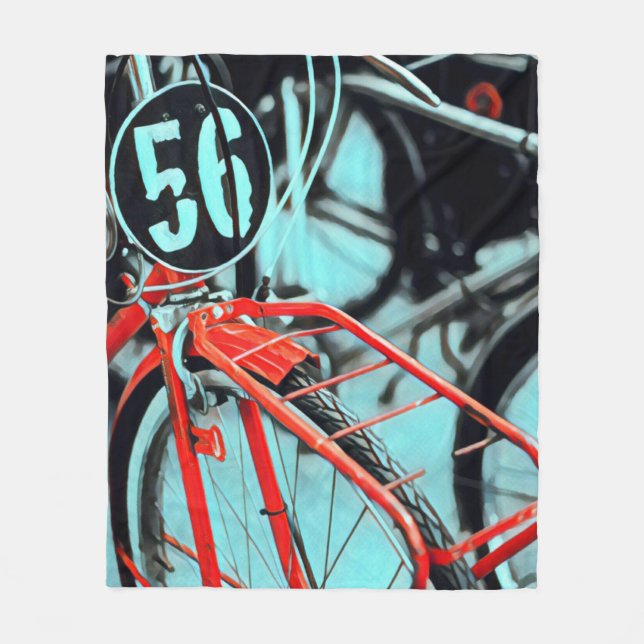 Fahrradgifte für sie fleecedecke (Vorderseite)