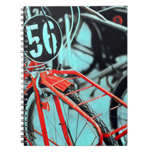 Fahrradgifte für sie notizblock