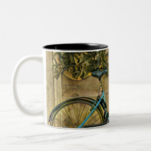 Fahrradgifte für sie zweifarbige tasse