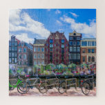 Fahrradhäuser am Canal de Amsterdam Niederlande Puzzle<br><div class="desc">Dieses atemberaubende City-Puzzle bietet Fahrräder entlang des Amsterdamer Kanals mit Gebäude im Hintergrund. #amsterdam #netherlands #holland #canal #rad #icycles #waterfront #canal #europe #travel #adventure #jigsaw #puzzle #jigsawpuzzle #gifts #fun #stockingstuffes #games #games</div>