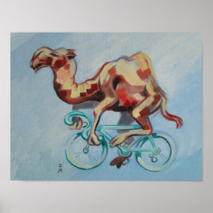 Fahrradkamel Poster