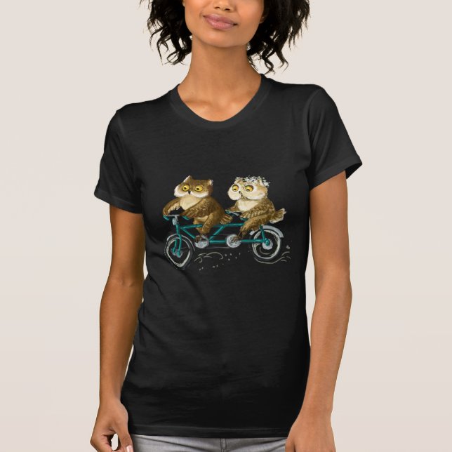 Fahrradkauz T-Shirt (Vorderseite)