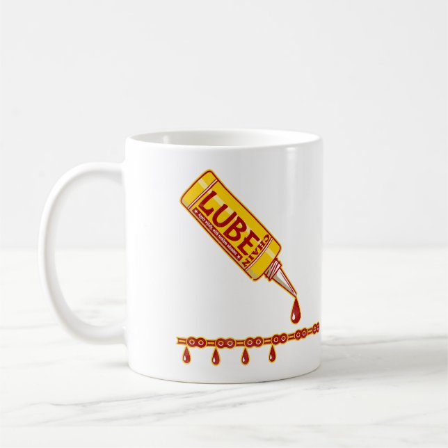 Fahrradkettenrad Mechanisch Kaffeetasse (Links)